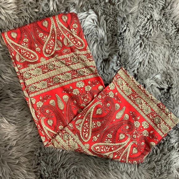 Cherie Bliss | Women's Fashion Scarf | Red & Tan | One Size - Picture 2 of 4